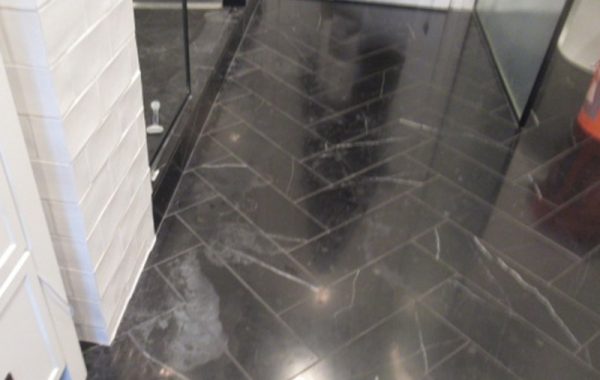 New Marble Floor Damaged by Cleaners